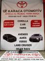 2019-2025 TOYOTA COROLLA ÇIKMA ORJİNAL ÖN TAŞIYICI
