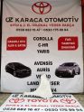 2012-2018 TOYOTA YARİS ÇIKMA ORJİNAL SOL ÖN ÇAMURLUK