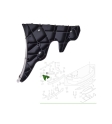 4F5807453 A6 2009-2011 ARKA TAMPON BRAKETİ SOL
