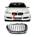 51137412324 BMW F10LCİ 10-16 ÖN PANJUR 10 CITA BÖBREK KROM-SAG