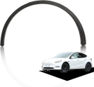 TESLA MODEL Y SOL ARKA ÇAMURLUK DODİK