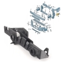 8K0807283 A4 2008-2012 ÖN TAMPON BRAKETİ SOL