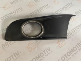 1T0853665T VOLKSWAGEN CADDY 2010 2015 SİSFARI ÇERÇEVESİ NİKELAJLI