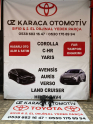 2020-2025 TOYOTA YARİS CROSS ÇIKMA ORJİNAL TAMPON DEMİR BABALARI