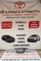 2019-2025 TOYOTA COROLLA ÇIKMA ORJİNAL SOL ÖN FAR