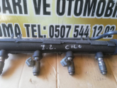 clio rail borusu ve enjektörleri