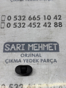 ÇIKMA VW PASSAT B8 GÜNEŞ SENSÖRÜ 3C0907539C