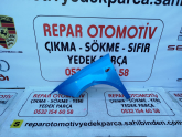 Seat İbiza sol ön çamurluk 2013-2017 orijinal çıkma mavi göçüklük
