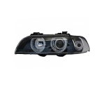 63126902425  BMW 5 SERİSİ E39 KOMPLE FAR SOL (SIYAH) BEYAZ SINYAL
