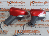 Renault Clio 4 Kırmızı Sol Elektrikli Orjinal Dikiz Aynas