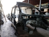 Ford transit custom 2018-2022 siyah kupa şase komple çıkma orj
