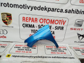 Volkswagen id4 sol ön çamurluk mavi orijinal boyasız düzelir