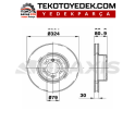 BMW E65 E66 ÖN FREN DİSK TAKIM 2002 - 2008 / BRAXİS ORJ