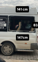 FORD TRANSİT JUMBO SOL 3. YAN CAM SABİT 83x147