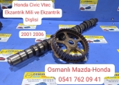 Honda Civic Vtec Ekzantrik Mili ve Ekzantrik Dişlisi   2001 2006