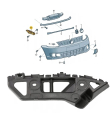 2K5807184 CADDY 2011-2015 TAMPON BRAKETİ ÖN SAG
