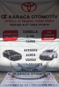 2017-2020 TOYOTA YARİS ÇIKMA ORJİNAL ÖN TAMPON