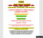 Oto Çıkma Parça / Elektrik / Far / Ford / Transit Custom / Çıkma Parça 