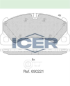 ICER FREN BALATA ON PORSCHE CAYENNE GENİŞ TİP(955) 3.0 TDI 2002-2