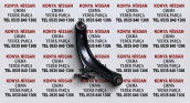 NİSSAN QASHQAI J11 NİSSAN XTRAİL T32 SAĞ SOL ALT TABLA
