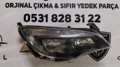 OPEL ASTRA J LEDSİZ SAĞ ÖN FAR ÇIKMA ORJİNAL 13371596
