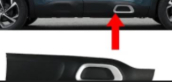 citroen c5 aircross yan kapı koruyucu Sol 8545 H1