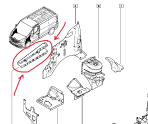 641965606R RENAULT TRAFİC SAĞ ÖN ÇAMURLUK İÇ TAKVİYE SACI SIFIR