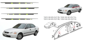 ÇITA CAM SIYIRICI FİTİL ÖN SOL DIŞ HONDA CIVIC 96-01 72450-S04-00