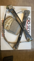 1K4837462H volkswagen golf 5 sağ ön kapı cam krikosu