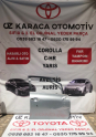 2007-2012 TOYOTA AURIS ÇIKMA ORJINAL SAĞ ÖN KAPI