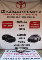 2013-2018 TOYOTA YARIS ÇIKMA ORJINAL SOL FAR