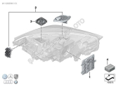 63119448116 BMW 2 SERİ SAĞ ÜST KÖŞE F44 LED BEYNİ SIFI