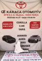 2013-2018 TOYOTA YARIS ÇIKMA ORJINAL SAĞ ÖN ÇAMURLUK