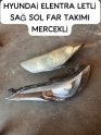 HYUNDAİ ELENTRA LETLİ SAĞ SOL FAR TAKIMI MERCEKLİ