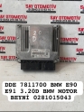DDE 7811700 BMW E90 E91 3.20D BMW MOTOR BEYNİ 0281015043