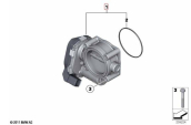 BMW E60 E65 N62 ÇIKMA GAZ KELEBEĞİ 13547506627 7506627