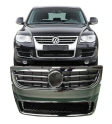 7L6853651H  TOUAREG 07-10 PANJUR PARLAK KROM ÇERÇEVE  SİYAH