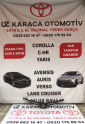 2019-2025 TOYOTA COROLLA ÇIKMA ORJİNAL ÖN PANJUR