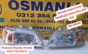 Honda Euro Civic Makkajlı Kasa Sağ Sol  Far