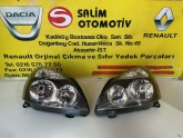 RENAULT CLİO 2 SAĞ FAR SOL FAR TAKIM SET 7701057654 7701057658