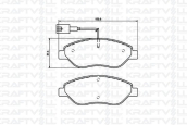 Fiat Egea 1.6 15> / Bravo II 07> Ön Fren Balatası (Büyük Tip)