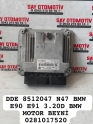 DDE 8512047 N47 BMW E90 E91 3.20D BMW MOTOR BEYNİ 0281017520