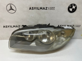 BMW 1 SERİSİ E87 SOL FAR ORJİNAL DÜZ TİP 63117193387