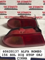 60620137 ALFA ROMEO 156 SOL DIŞ STOP ORJ STOP DUYU