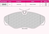 QCB FREN BALATA ON RENAULT TRAFIC II 1.9 DCI - 2.0 DCI 2001-2014/