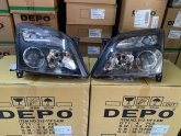 OPEL VECTRA C 02-05 DEPO SAĞ SOL FAR TAKIM FÜME 1216129 1216130