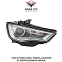 A3 ÖN FAR EL.MOTOR.KROM LEDLİ XEN.TİP SAĞ SOL 2013 2014 2015 2016