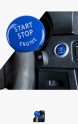 bmw f10 f07 f06 f11 f12 f13 f01 lcı start stop dügme kapagı mavi