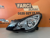 OPEL CORSA D SİYAH ZEMİN SOL FAR SIFIR İTHAL 06-