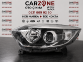 Far Lambası Sol Siyah (Motorlu) - Renault Captur